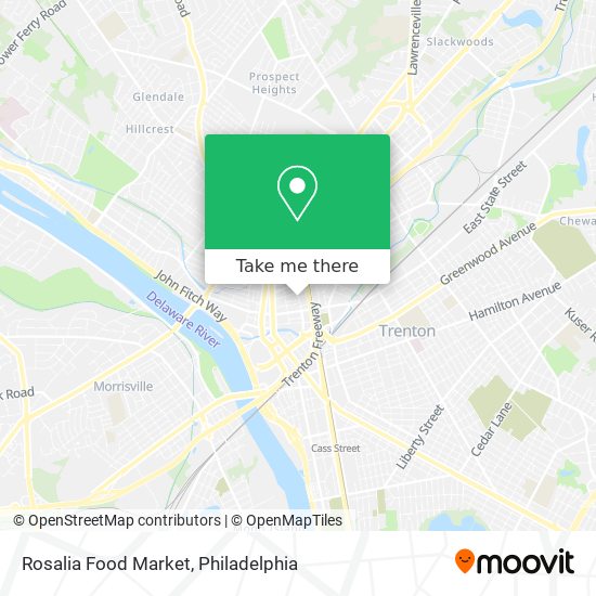 Mapa de Rosalia Food Market
