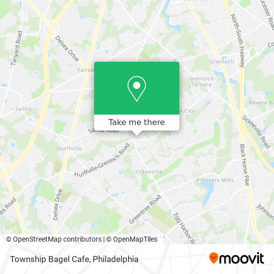 Township Bagel Cafe map