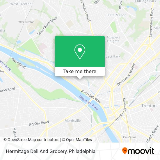 Hermitage Deli And Grocery map