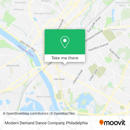 Modern Demand Dance Company map