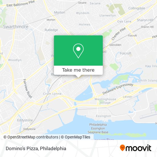 Domino's Pizza map