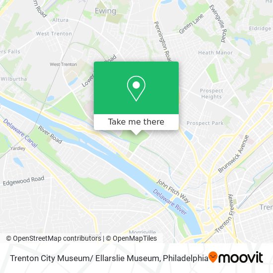 Mapa de Trenton City Museum/ Ellarslie Museum