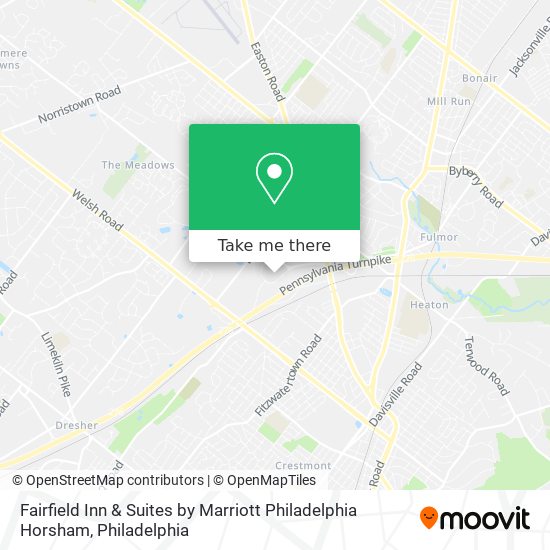 Fairfield Inn & Suites by Marriott Philadelphia Horsham map