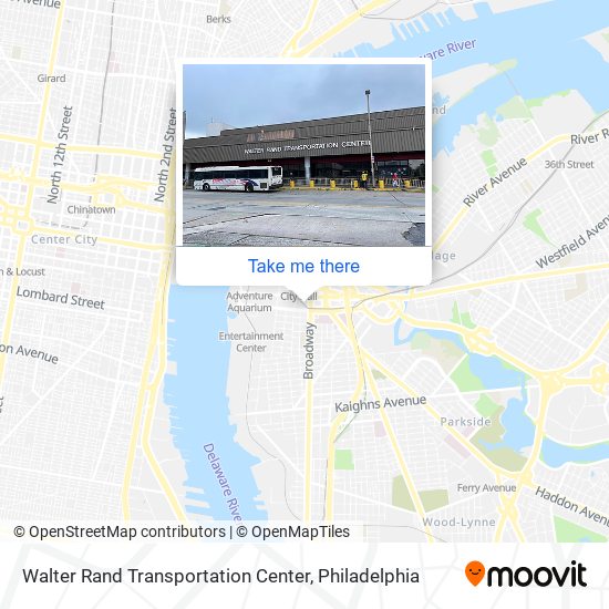 Walter Rand Transportation Center map