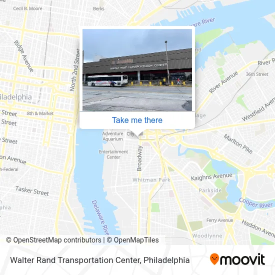 Walter Rand Transportation Center map