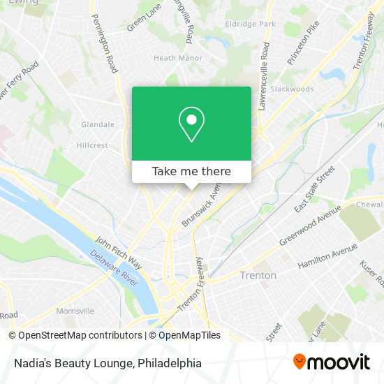 Mapa de Nadia's Beauty Lounge