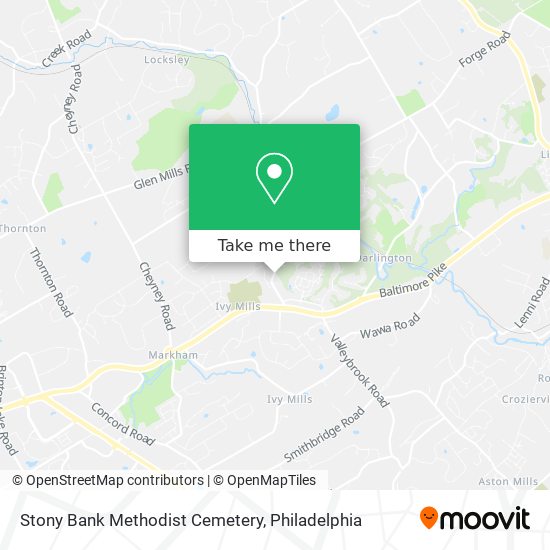 Mapa de Stony Bank Methodist Cemetery