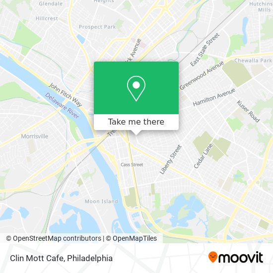 Mapa de Clin Mott Cafe