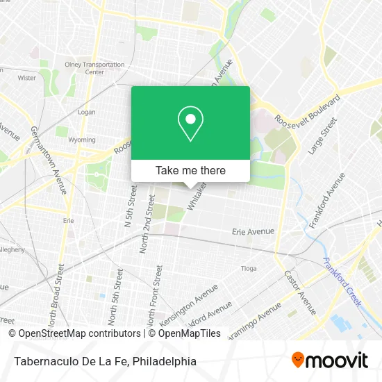 Mapa de Tabernaculo De La Fe