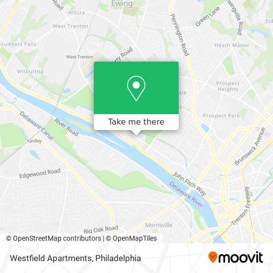 Westfield Apartments map