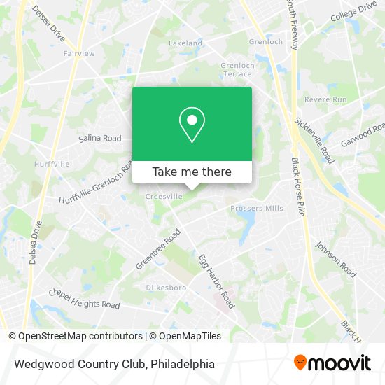 Wedgwood Country Club map