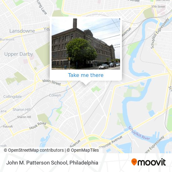 John M. Patterson School map