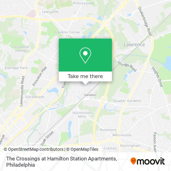 The Crossings at Hamilton Station Apartments map