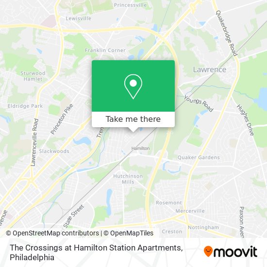 Mapa de The Crossings at Hamilton Station Apartments