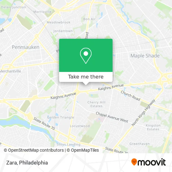 Zara map