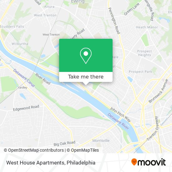 West House Apartments map