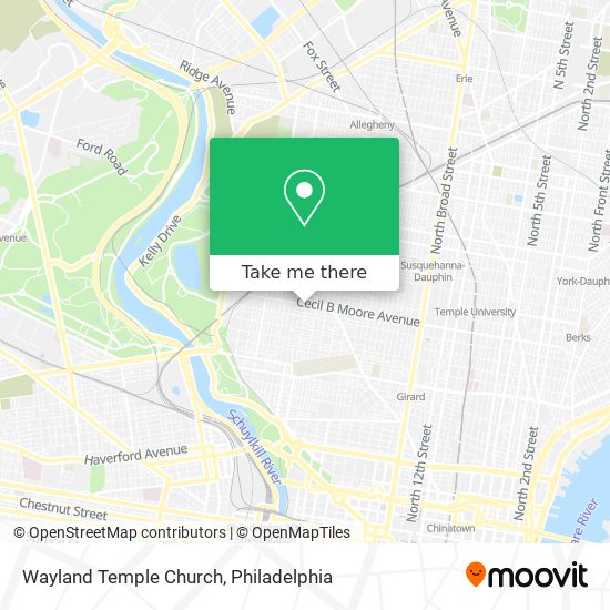 Mapa de Wayland Temple Church