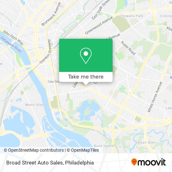 Mapa de Broad Street Auto Sales