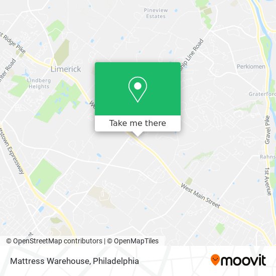 Mattress Warehouse map