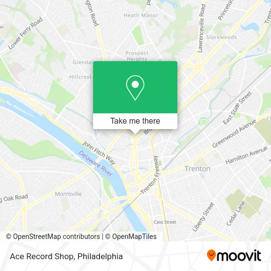 Ace Record Shop map