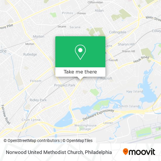 Mapa de Norwood United Methodist Church