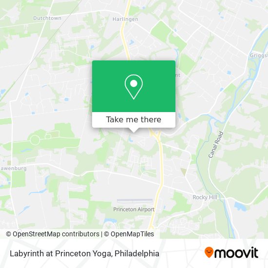 Mapa de Labyrinth at Princeton Yoga