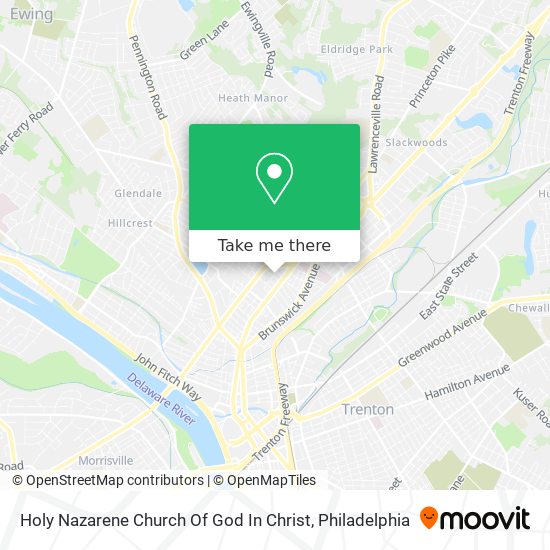 Holy Nazarene Church Of God In Christ map