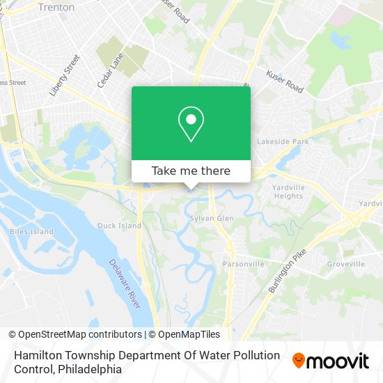 Hamilton Township Department Of Water Pollution Control map