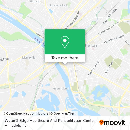 Mapa de Water’S Edge Healthcare And Rehabilitation Center