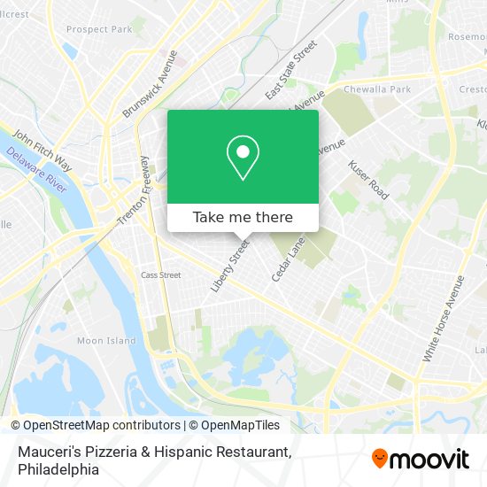 Mauceri's Pizzeria & Hispanic Restaurant map