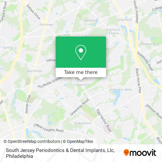 Mapa de South Jersey Periodontics & Dental Implants, Llc