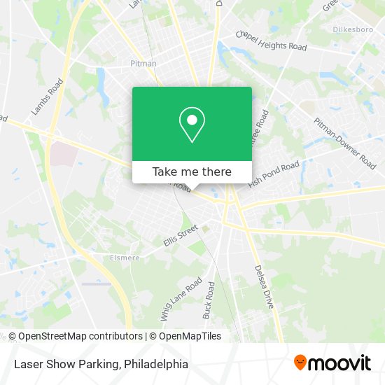 Laser Show Parking map