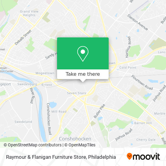 Raymour & Flanigan Furniture Store map