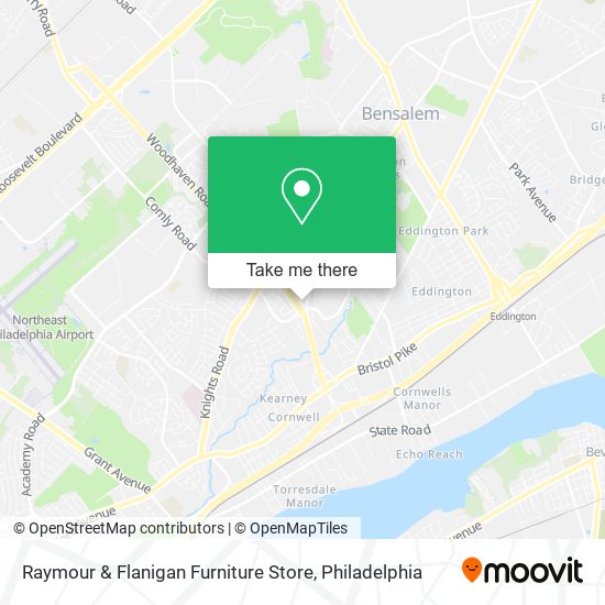 Raymour & Flanigan Furniture Store map