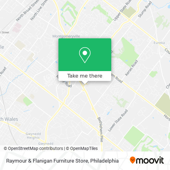 Raymour & Flanigan Furniture Store map