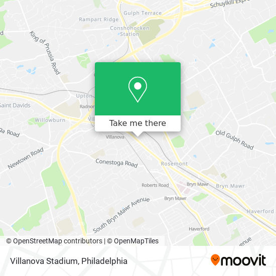 Villanova Stadium map