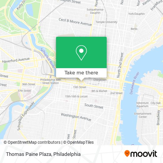 Thomas Paine Plaza map