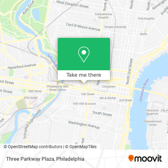 Three Parkway Plaza map