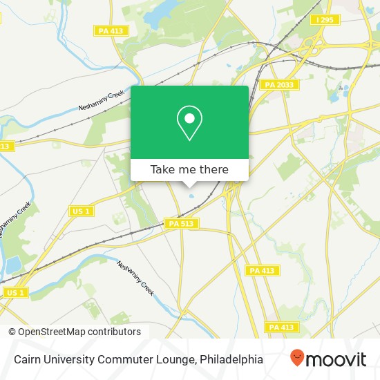 Cairn University Commuter Lounge map