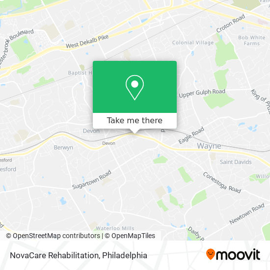 NovaCare Rehabilitation map