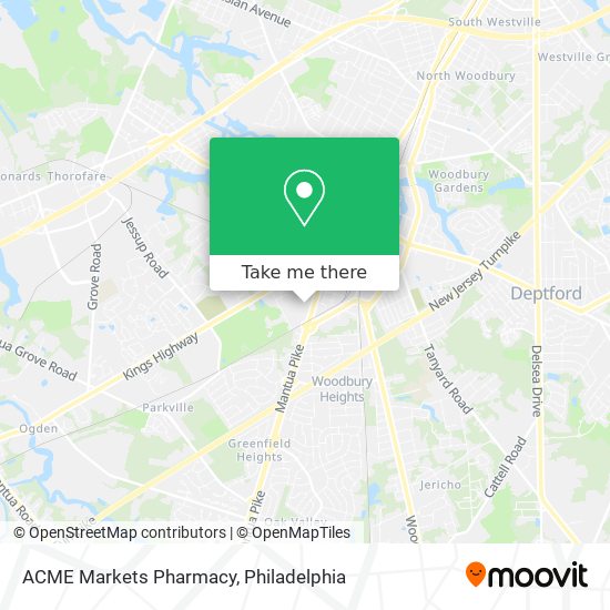 Mapa de ACME Markets Pharmacy
