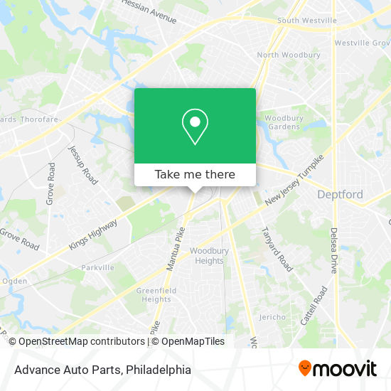 Advance Auto Parts map