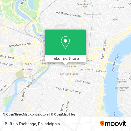 Mapa de Buffalo Exchange