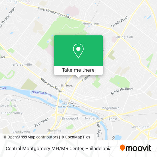 Central Montgomery MH / MR Center map