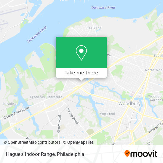 Mapa de Hague's Indoor Range
