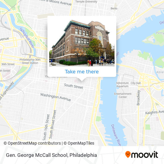 Gen. George McCall School map