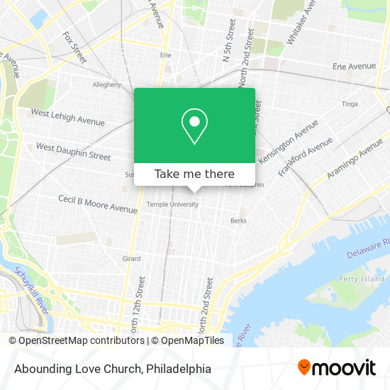 Abounding Love Church map