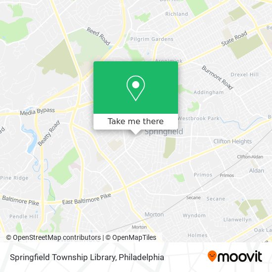 Springfield Township Library map