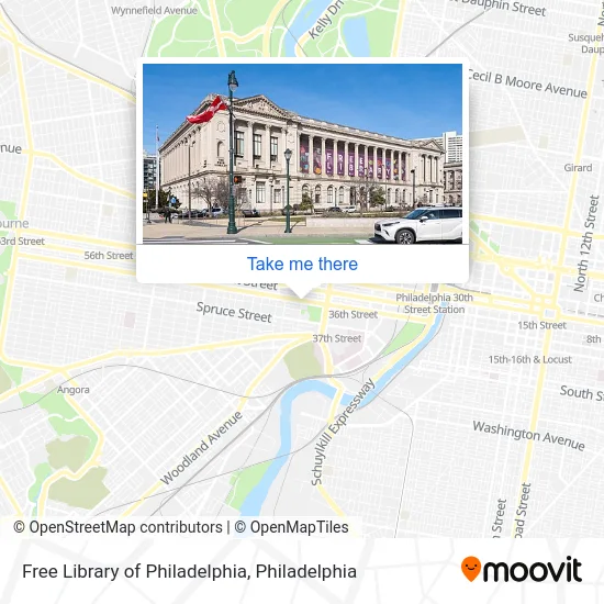 Free Library of Philadelphia map