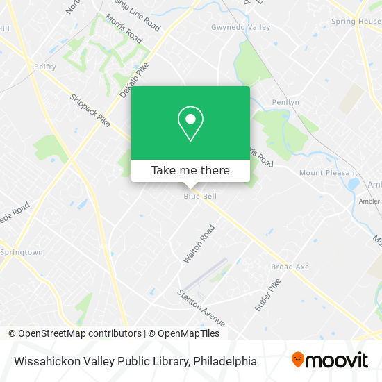 Wissahickon Valley Public Library map